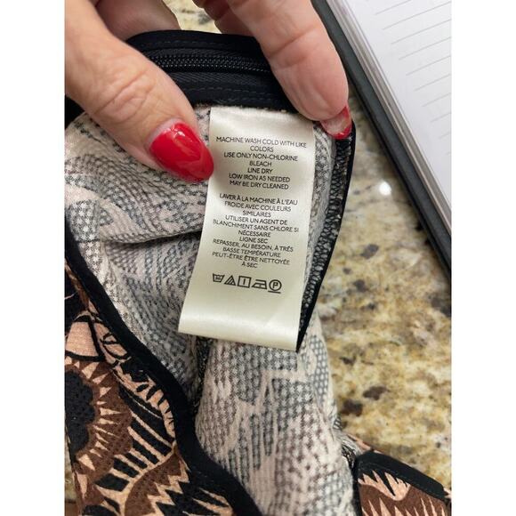 Anthropologie Drapey Flare wide leg bell bottom hobo mod flared pants size 2 4 6 - Picture 6 of 9